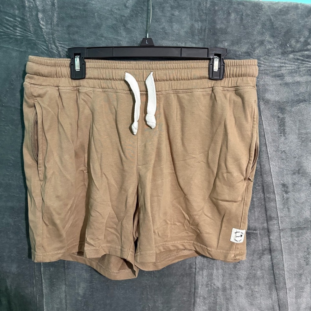 Maamgic Short Mens Medium Brown Gym Shorts Draw Strings Preppy